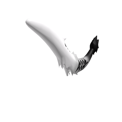 ♡♡ MONOCHROME creepycute feline furry tail  💀🐾💉 Roblox item
