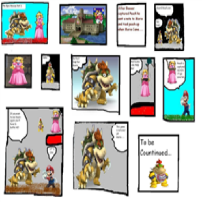The Epic Rescue(Mario Comic) part 1 Roblox decal