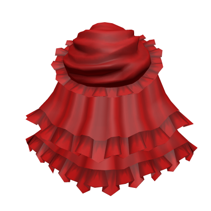 Rococo Back Bustle Red