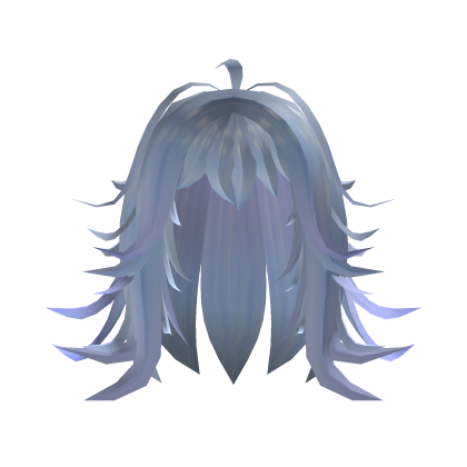 Y2K Messy Wolfcut - Pastel Light Blue