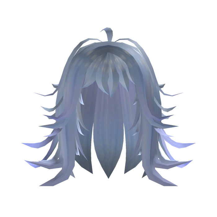 Y2K Messy Wolfcut - Pastel Light Blue