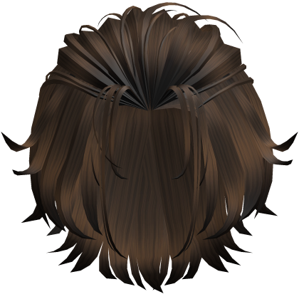 Swept Back Layered Hair - Brown