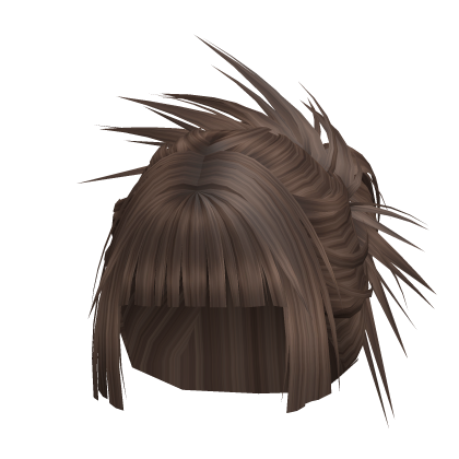 Brown Y2k Spiky Bun Roblox item