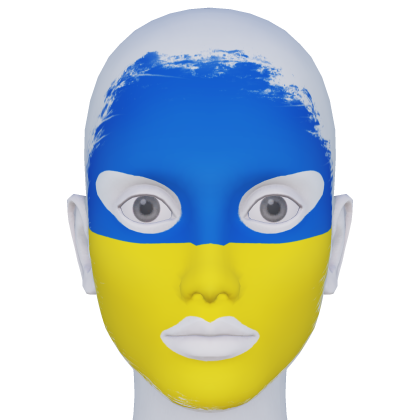 Ukraine Facepaint