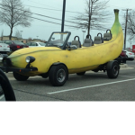 car of banana