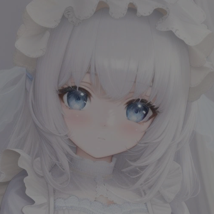 Snow Lace Bonnet pfp (Profile Picture)
