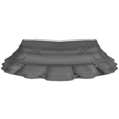 ♡ frilly layers ruffled miniskirt w bows 3.0 grey