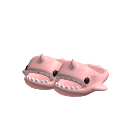 3.0 Red Pastel Shark Slippers thumbnail
