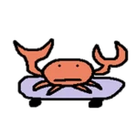 Crab on a Skateboard
