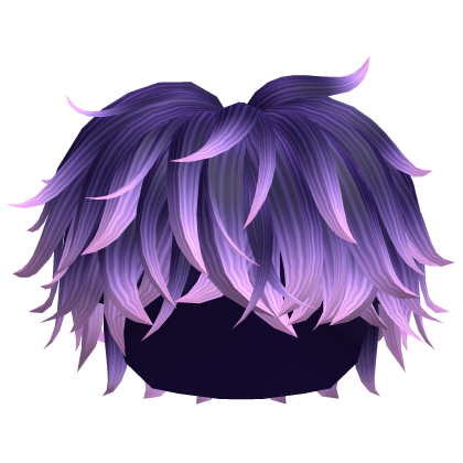 Galaxy Messy Fluffy Boy Hair Roblox item