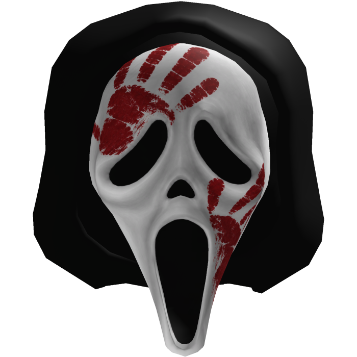Ghostface Scream Mask Hooded Front Paint