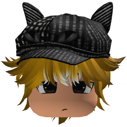 Messy Fluffy Emo Y2K Boy Hair VKAI yellow CAT