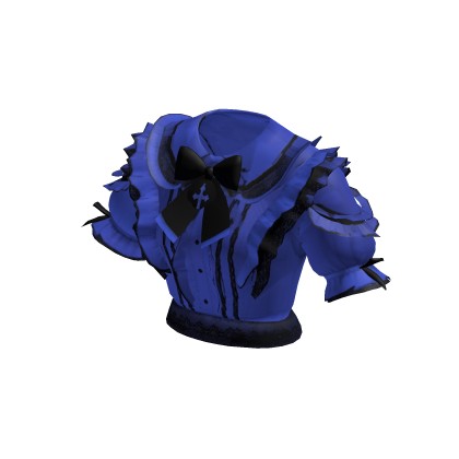 Blue Gothic Lace Blouse [PBR] thumbnail