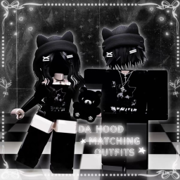 [NEW🖤] Da Hood Matching Outfits