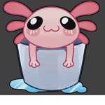 Axolotl cosplay Group