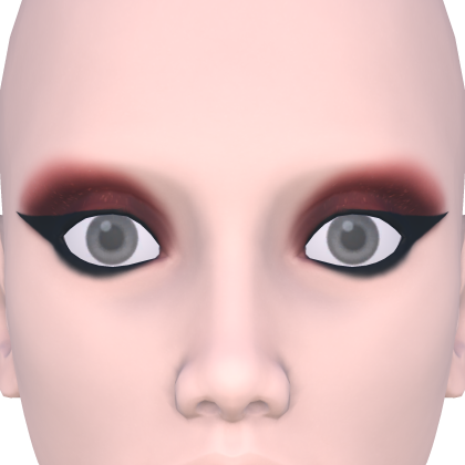 Red Smokey Eyeshadow with Black Eyeliner thumbnail