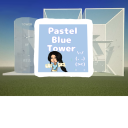 Pastel blue tower <3