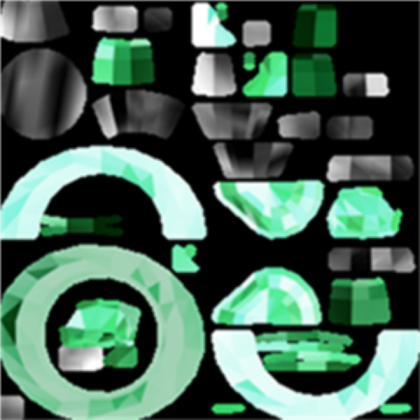 Green Sparkle Time Fedora Roblox decal