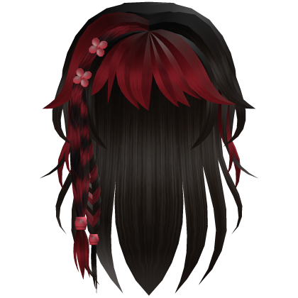 Scene Hair with Flowers Roblox item