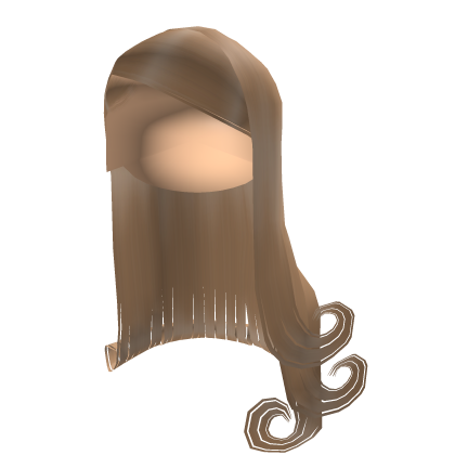 ♡ side swooped long midnight curlys (blonde)
