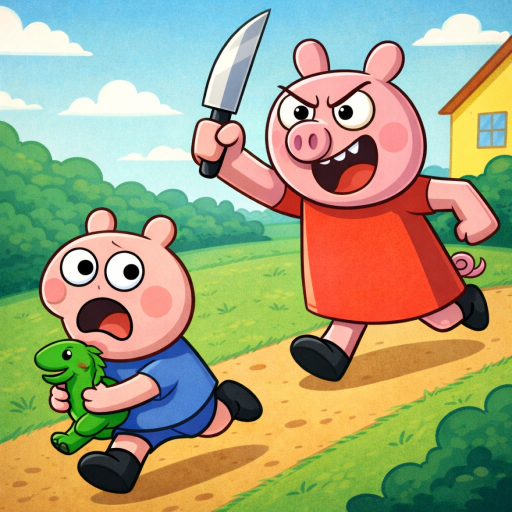 Survive Peppa Pig The Killer!