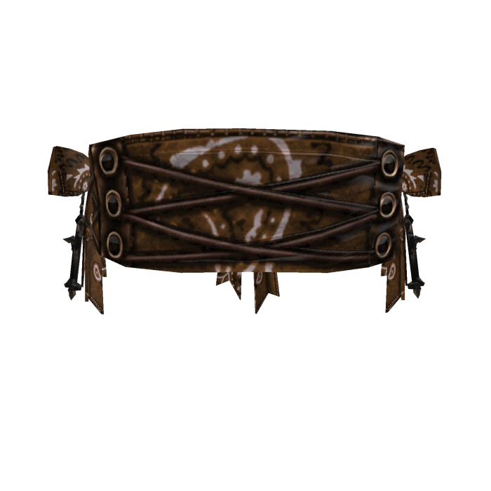 Chocolate Brown Paisley Corset Blindfold (3.0)