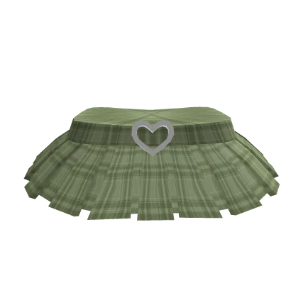 Green plaid skirt roblox hot sale