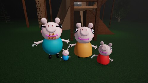 Survive Family Pig in Treehouse!