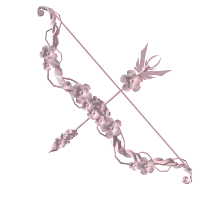Pastel Pink Floral Bow Roblox item