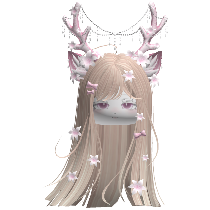 Ethereal Christmas Fairy Fawn Hair w/ Antlers