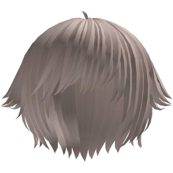 ´ཀ` emo anime catboy tufts hair in light brown