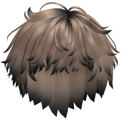 Cool Messy Anime Boy Hair (Milktea & Black) Roblox item