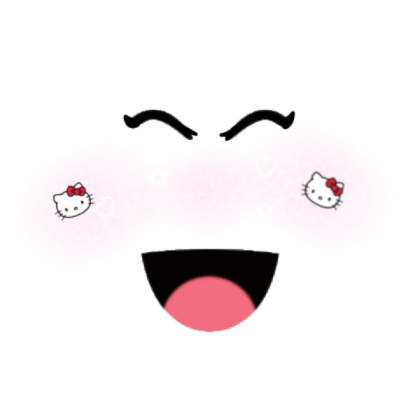 Hello kitty face Roblox decal