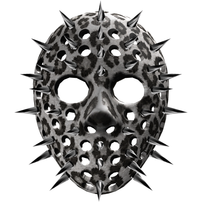 LIMITED 2000s Spiked Halloween Hockey Mask