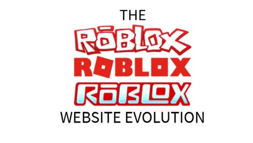 Roblox Website Evolution