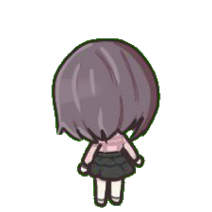 ena chibi from behind (bad) Roblox decal