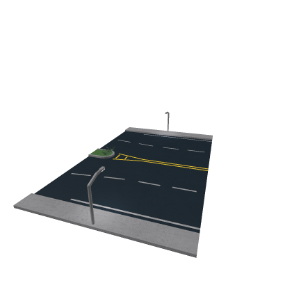 Road with Boulevard End (HIGHWAY)