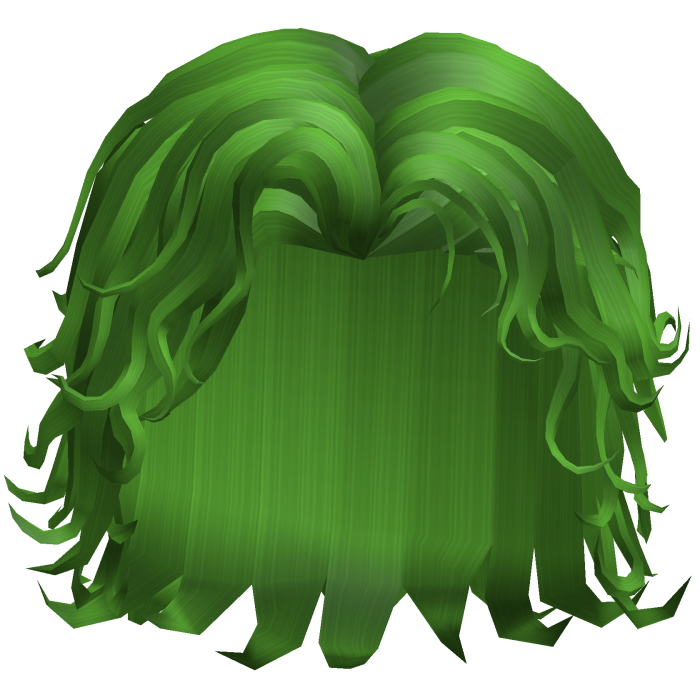 Wavey Green Surfer Male Curly Hair