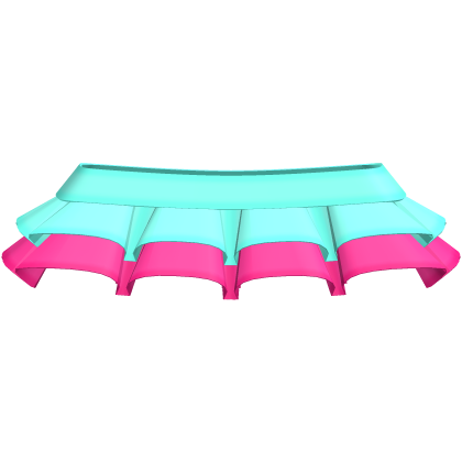 cute pink & blue tweencore skirt