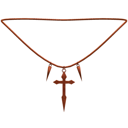 copper vampire hunter cross chain Roblox item