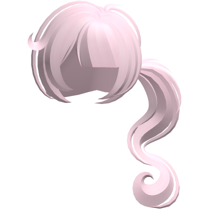 dolly moe long swirly ponytail pink