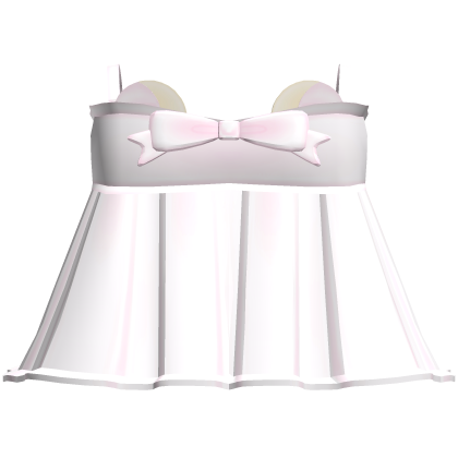 kawaii adorable yellow kuma dress in pink w bow <3