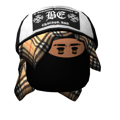 Black Ski Mask with Bandana and Cap