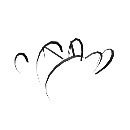 Black Frizzy Hair Attachment II Roblox item