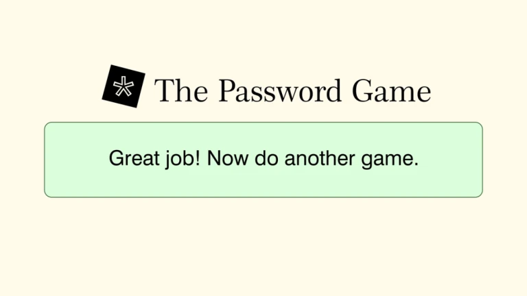 🔑 The Password Game