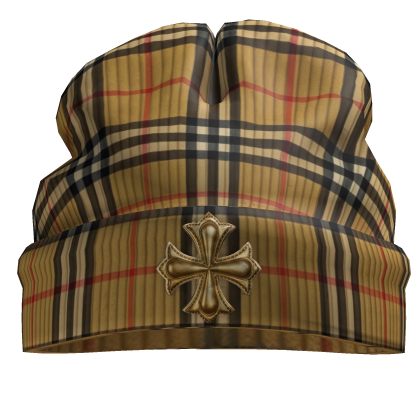 Worn in burberry designer beanie