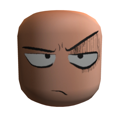 Angry Man head Roblox item