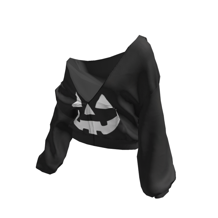 🎃 Halloween Pullover Baggy Hoodie Black&White