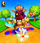 Donkey Kong and friends
