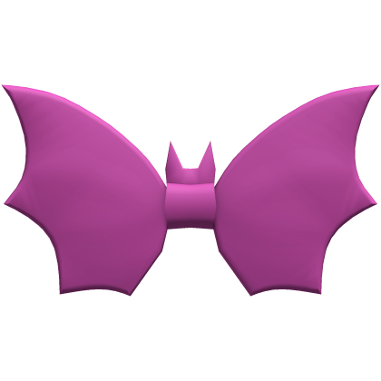 Halloween Bat Bow Tie - Pink Roblox item